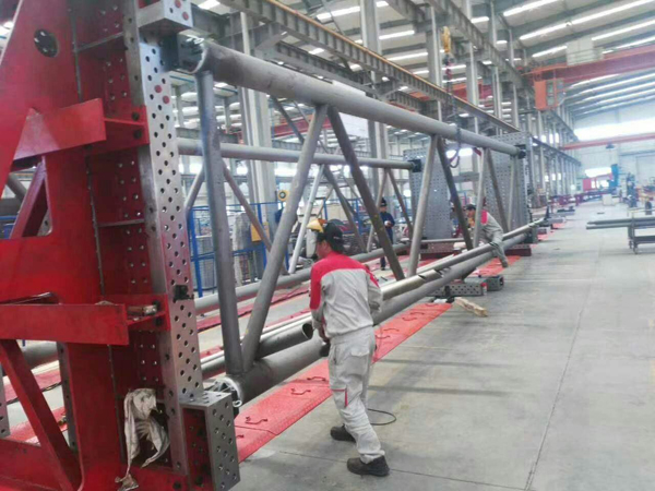 為安徽客戶提供的組對工裝